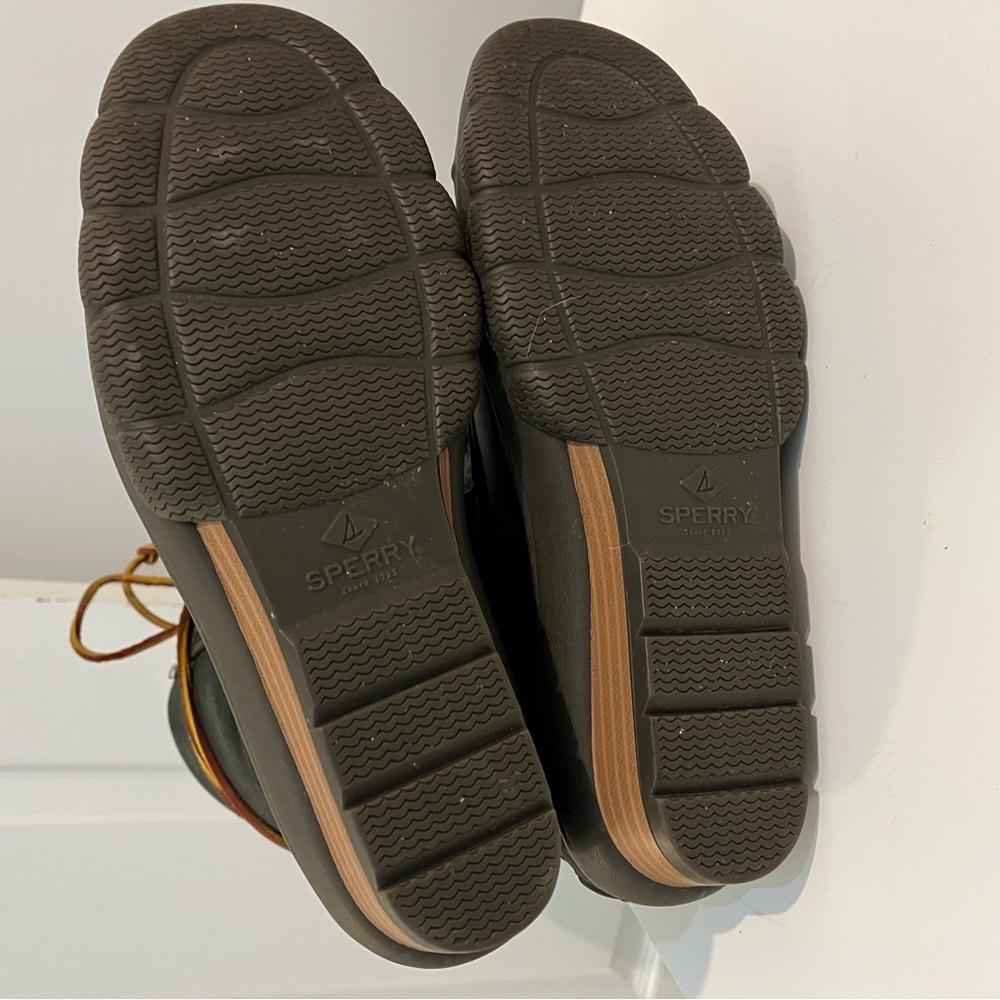 Women’s Sperry Saltwater Wedge Duck Boots Sz 9 - Picture 7 of 9